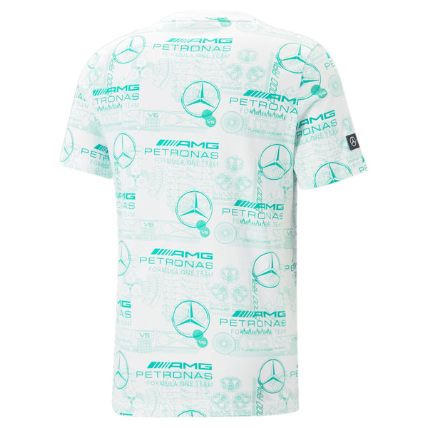 [538480-03] Mens PUMA MAPF1 MERCEDES AOP TEE