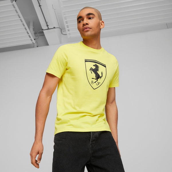 [620951-04] MENS PUMA FERRARI RACE TONAL BIG SHIELD TEE