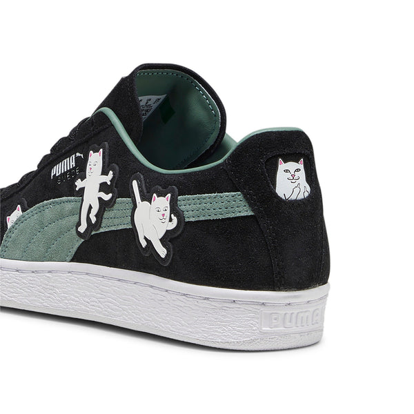 [393872-01] Mens PUMA SUEDE BLACK RIPNDIP