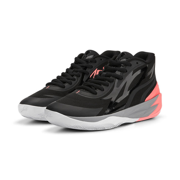 [378287-01] Mens Puma LAMELO BALL MB.02 'PUMA BLACK SUNSET GLOW'