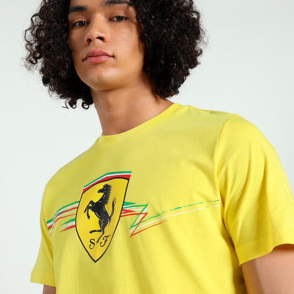 [627055-03] MENS PUMA FERRARI RACE BIG SHIELD TEE