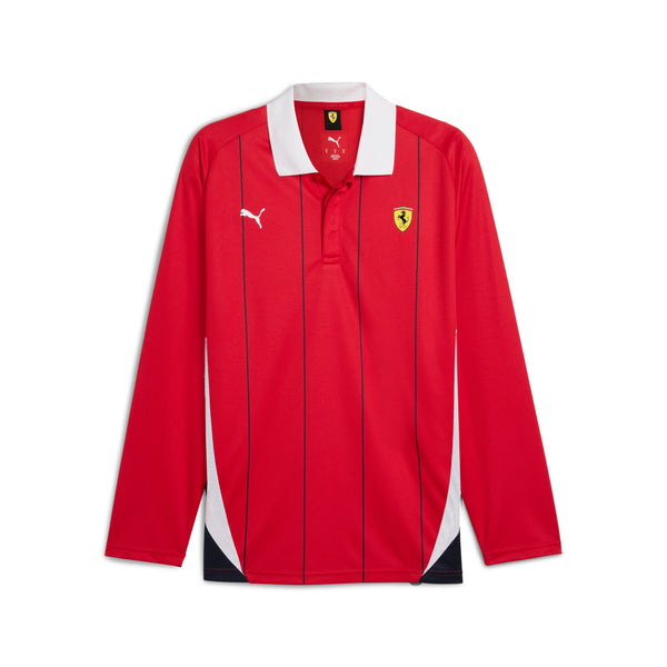 [631265-02] Mens Puma FERRARI RACE JERSEY LS POLO