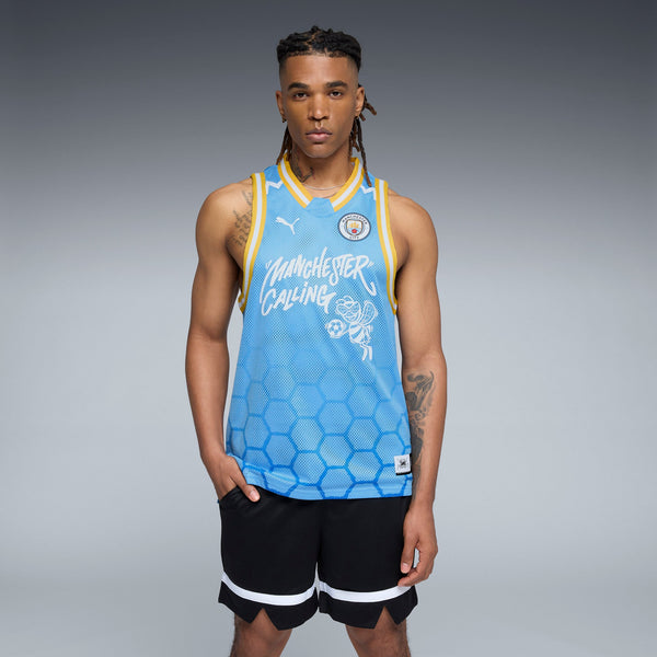 [631693-01] MENS PUMA CWC HOOPS X MAN CITY JERSEY