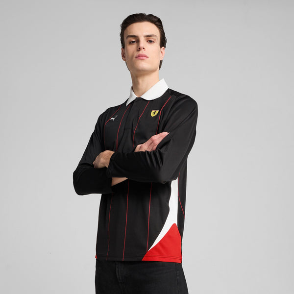 [631265-01] Mens Puma FERRARI RACE JERSEY LS POLO