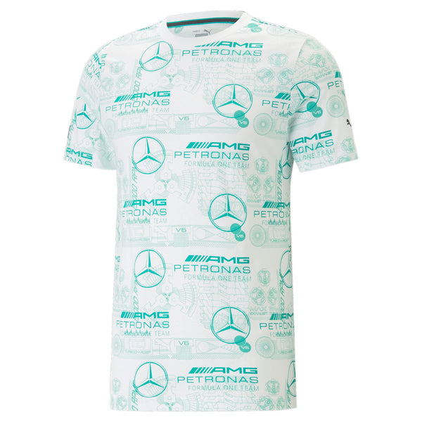 [538480-03] Mens PUMA MAPF1 MERCEDES AOP TEE