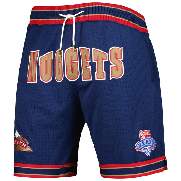 MENS MITCHELL & NESS NBA JUST DON HARDWOOD CLASSICS SHORTS NUGGETS 1993