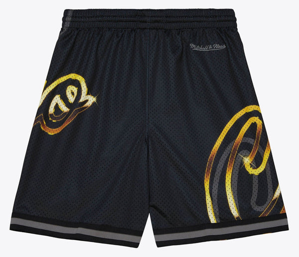 MENS MITCHELL & NESS NBA BIG FACE 4.0 FASHION SHORTS BULLS