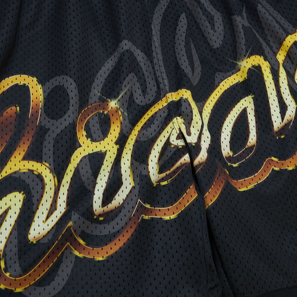 MENS MITCHELL & NESS NBA BIG FACE 4.0 FASHION SHORTS BULLS