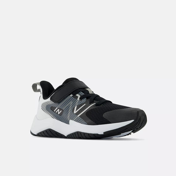 [YTRAVBW2 X-WIDE] PRESCHOOL NEW BALANCE RAVE RUN V2 BUNGEE 'BLACK' EXTRA WIDE