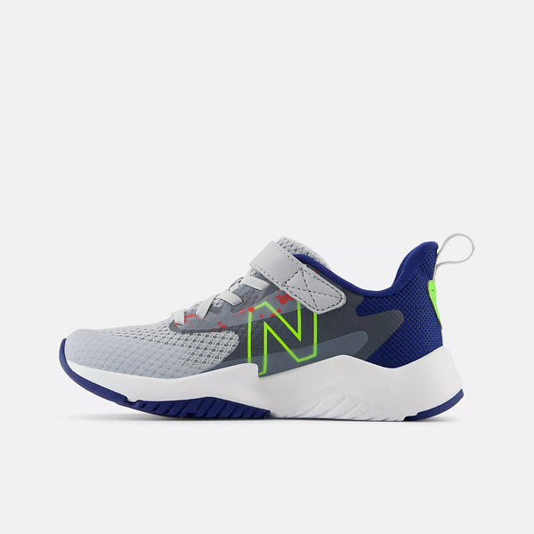 [YTRAVKG2] PRESCHOOL NEW BALANCE RAVE RUN V2 BUNGEE LACE 'PIXEL GREEN (PS)'