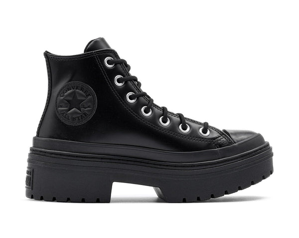 [A12475C] Womens Converse CHUCK TAYLOR ALL STAR LUGGED HEEL HI 'BLACK TOTAL ECLIPSE'