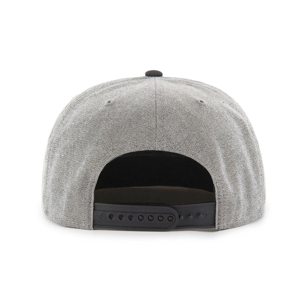 Mens 47 Brand Boston Red Sox Captain Snapback - Grey/Black - sneakAR