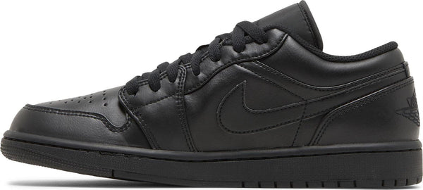 [553558-093] Mens Air Jordan Retro 1 Low 'Triple Black' (2022)