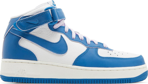 [DX3721-100] Womens Nike AIR FORCE 1 MID 'MILITARY BLUE DOLL'