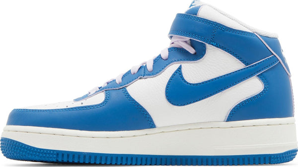 [DX3721-100] Womens Nike AIR FORCE 1 MID 'MILITARY BLUE DOLL'