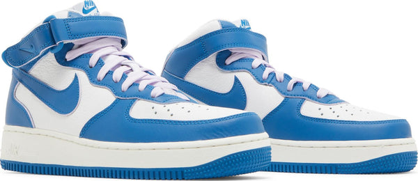 [DX3721-100] Womens Nike AIR FORCE 1 MID 'MILITARY BLUE DOLL'