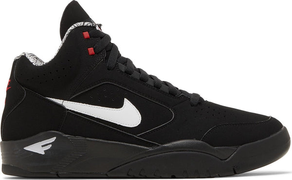 [DQ7687-003] Mens Nike Air Flight Lite II Mid 'Black White Varsity Red'