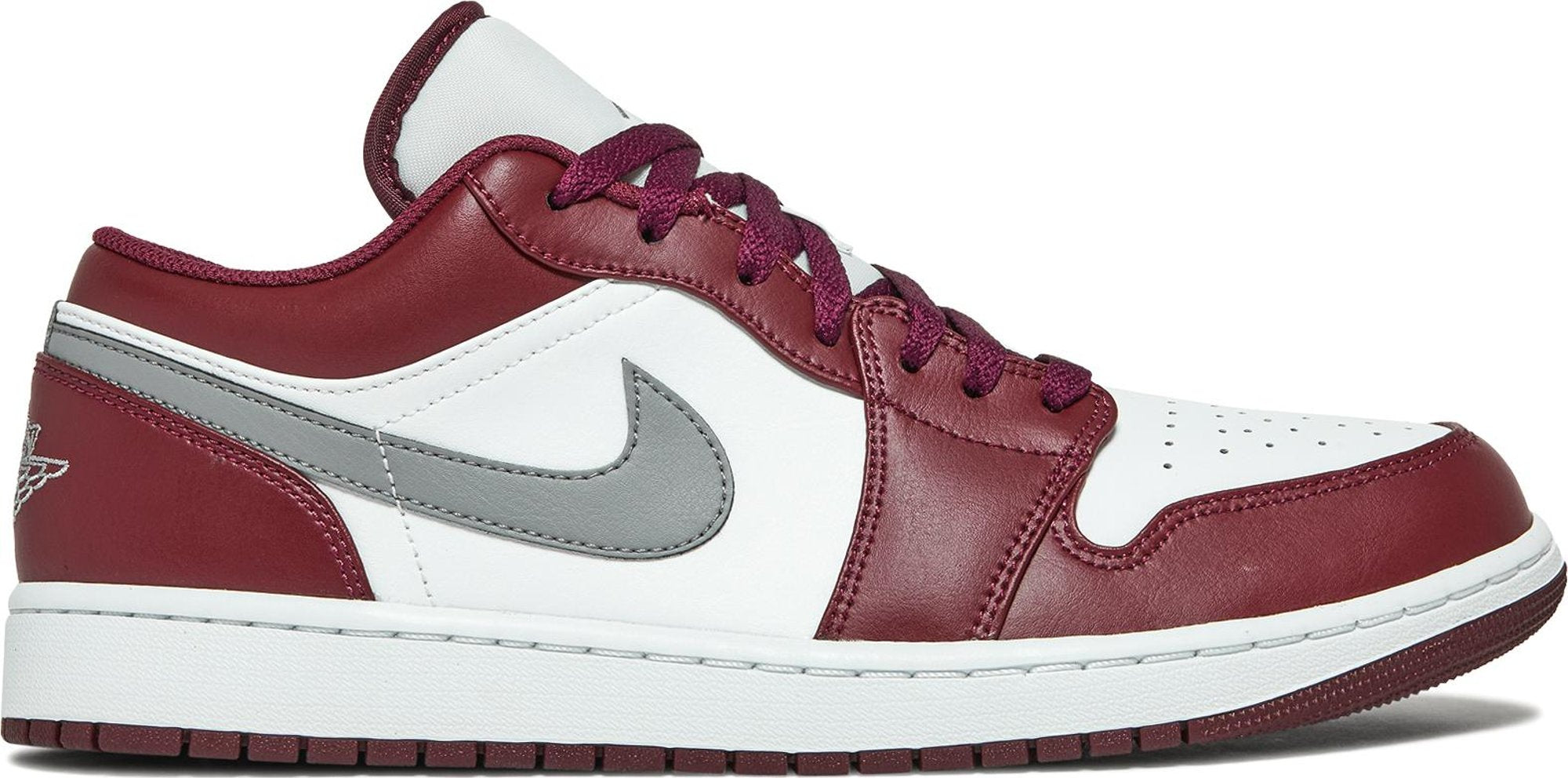 [553558-615] Mens Air Jordan Retro 1 Low 'Bordeaux'