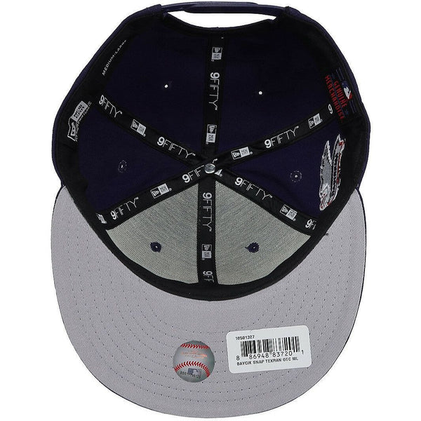 [10581327] Mens New Era MLB Baycik 9Fifty Snapback Cap Texas Rangers