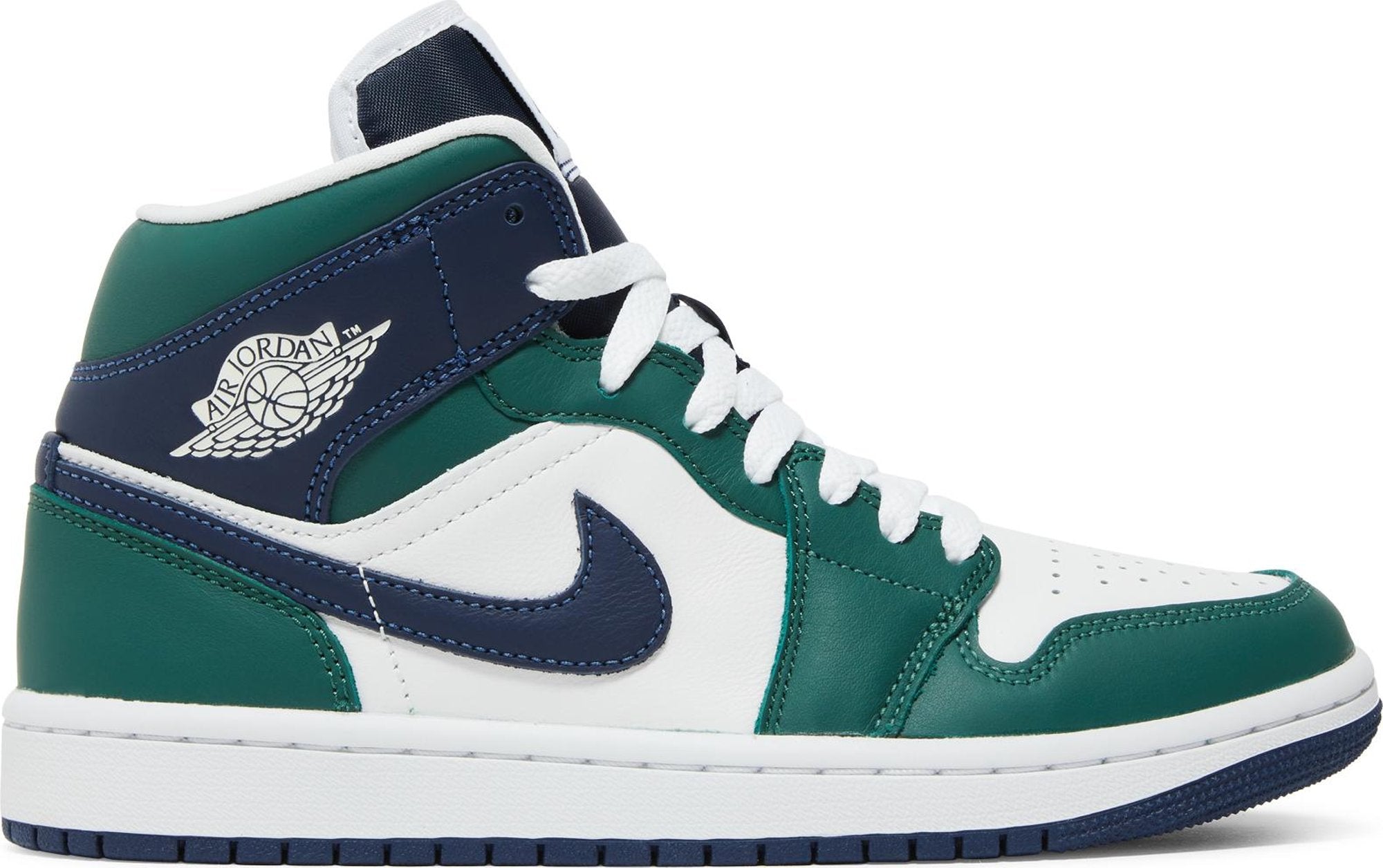 [DZ5326-300] Womens Air Jordan Retro 1 Mid SE 'Seahawks'