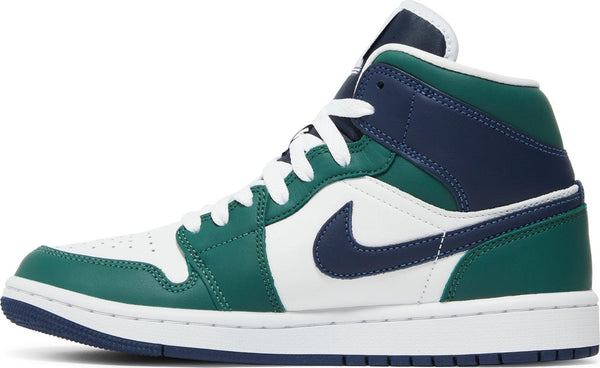 [DZ5326-300] Womens Air Jordan Retro 1 Mid SE 'Seahawks'