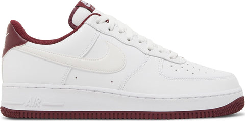 [DH7561-106] Mens Nike AIR FORCE 1 LOW '07 'WHITE DARK BEETROOT'