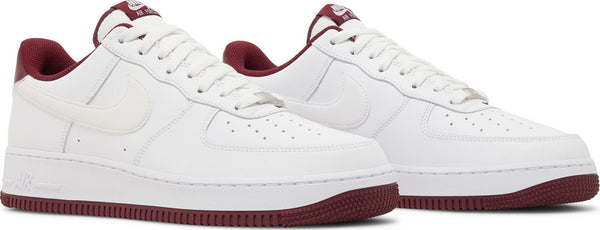 [DH7561-106] Mens Nike AIR FORCE 1 LOW '07 'WHITE DARK BEETROOT'