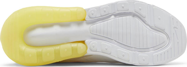 [DV2184-100] Womens Nike Air Max 270 'White Yellow Strike' (W)