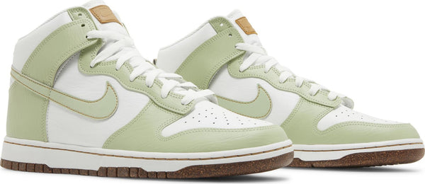 [DQ7680-300] Mens Nike Dunk HI Retro SE 'Inspected By Swoosh Honeydew'