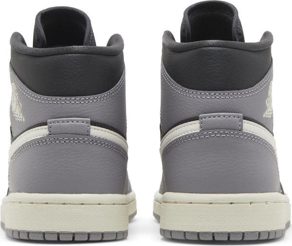 [BQ6472-022] Womens Air Jordan RETRO 1 MID 'CEMENT GREY' (W)