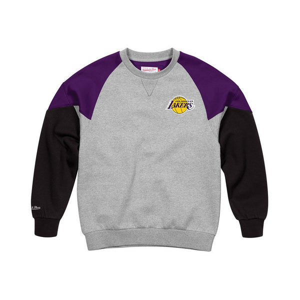 Mens Mitchell & Ness NBA Trading Block Crew LA Lakers