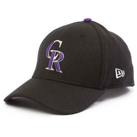 [11403325] Mens New Era MLB Diamond Era Classic 39Thirty Stretch Cap Colorado Rockies