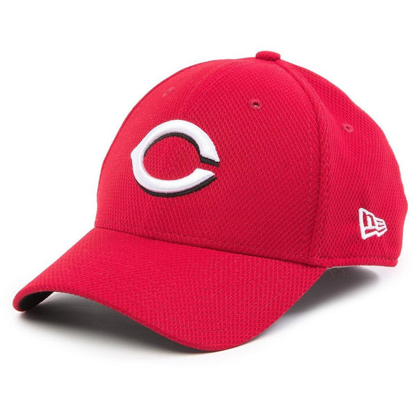 [11403327] Mens New Era MLB Diamond Era Classic 39Thirty Stretch Cap Cincinnati Reds