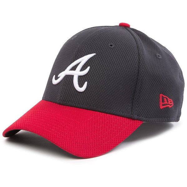 [11403331] Mens New Era MLB Diamond Era Classic 39Thirty Stretch Cap Atlanta Braves