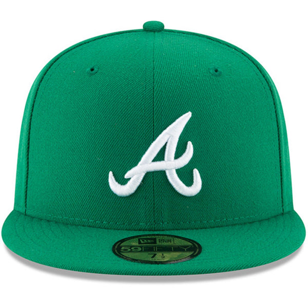 [11591180] Mens New Era MLB League Basic 59Fifty Fitted - Atlanta Braves