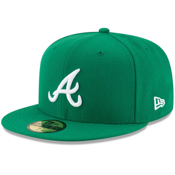 [11591180] Mens New Era MLB League Basic 59Fifty Fitted - Atlanta Braves