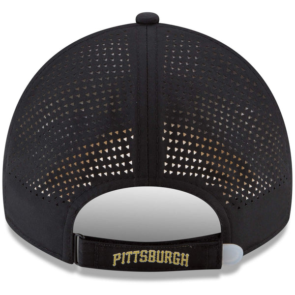 [11591234] Mens New Era MLB Perforated Pivot 9TWENTY Adjustable Hat - Pirates