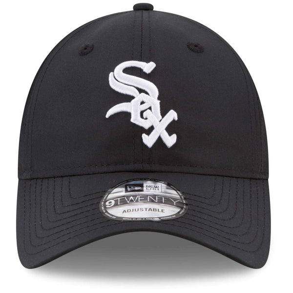 [11591264] Mens New Era MLB Perforated Pivot 9TWENTY Adjustable Hat - White Sox