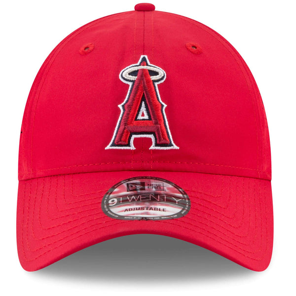 [11591276] Mens New Era MLB Perforated Pivot 9TWENTY Adjustable Hat - LA Angels