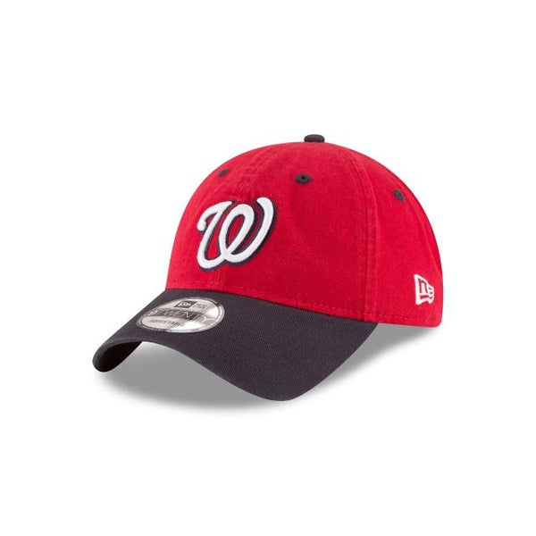 [11591484] Mens New Era MLB Core Classic 9Twenty Strapback Hat - Nationals