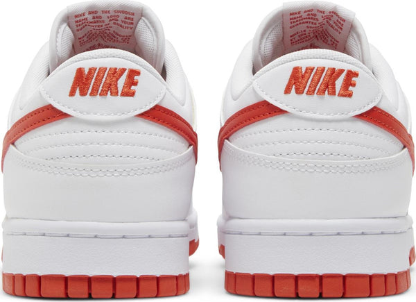 [DV0831-103] Mens Nike DUNK LOW RETRO 'WHITE PICANTE RED'