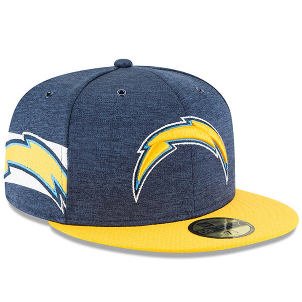 [11763003] Mens New Era NFL 2018 Sideline Home Official 59Fifty Fitted Chargers