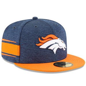 [11763014] Mens New Era NFL 2018 Sideline Home Official 59Fifty Fitted - Broncos