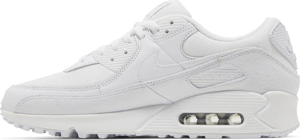 [FJ4003-100] Mens Nike AIR MAX 90 PREMIUM 'WHITE METALLIC SILVER (2023)'