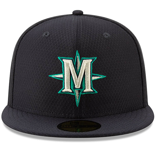 [11900019] Mens New Era MLB 2019 Batting Practice 59FIFTY Fitted - Mariners