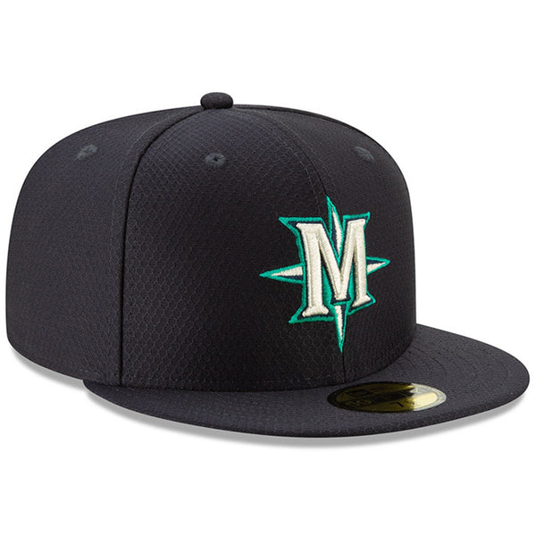[11900019] Mens New Era MLB 2019 Batting Practice 59FIFTY Fitted - Mariners