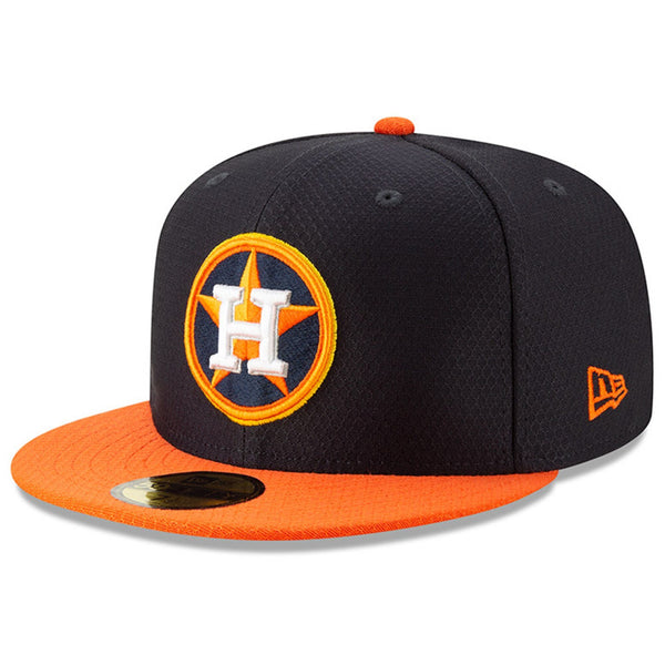 [11900038] Mens New Era MLB 2019 Batting Practice 59FIFTY Fitted Houston Astros