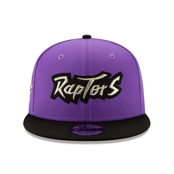 [12195010] Mens New Era NBA Hardwood Classics Night 9Fifty Snapback - Raptors