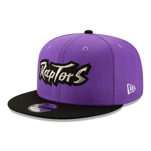 [12195010] Mens New Era NBA Hardwood Classics Night 9Fifty Snapback - Raptors