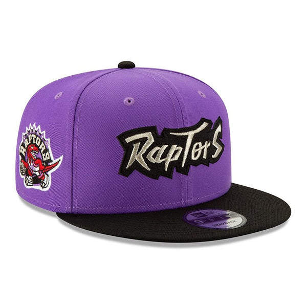 [12195010] Mens New Era NBA Hardwood Classics Night 9Fifty Snapback - Raptors